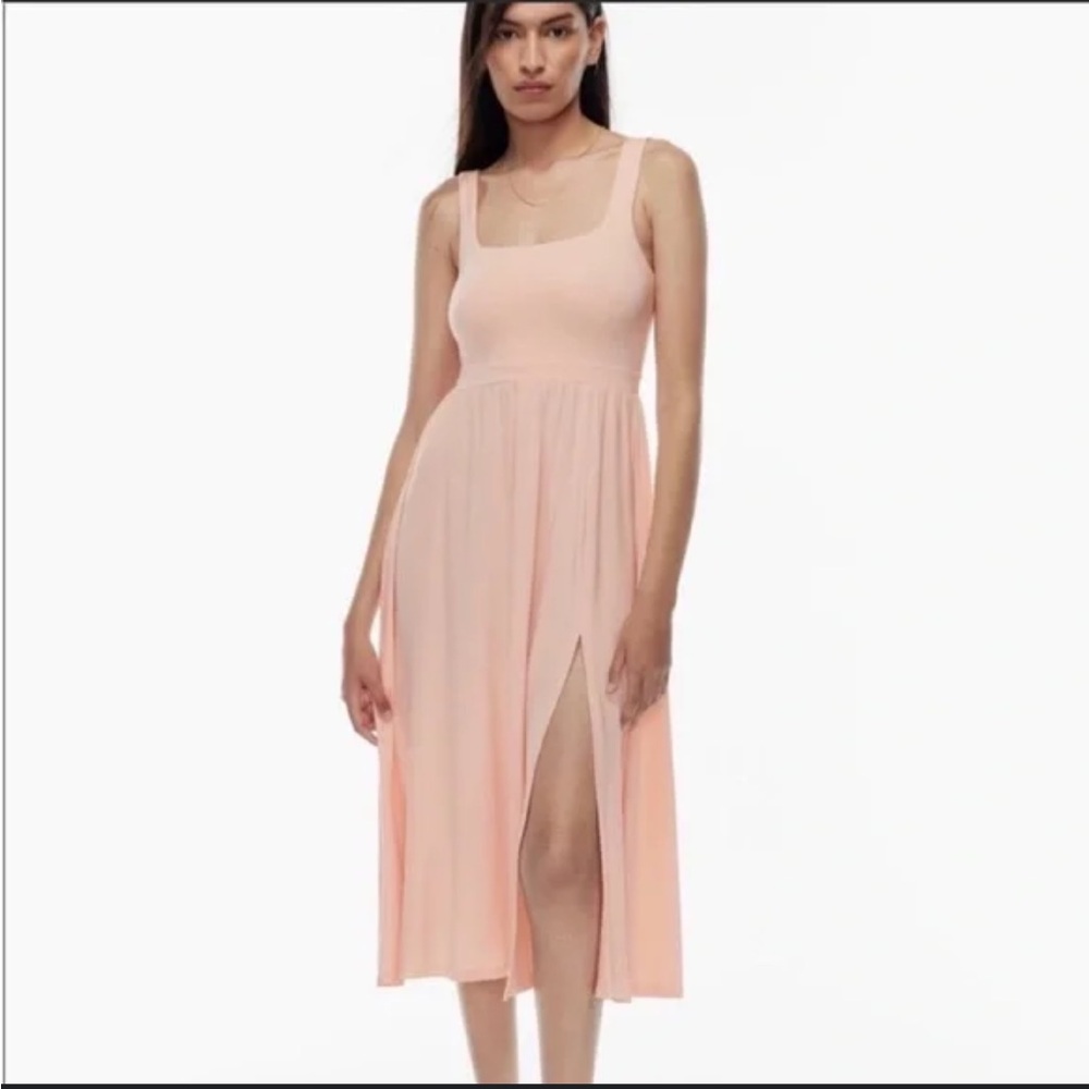 Wilfred Peach Midi Dress